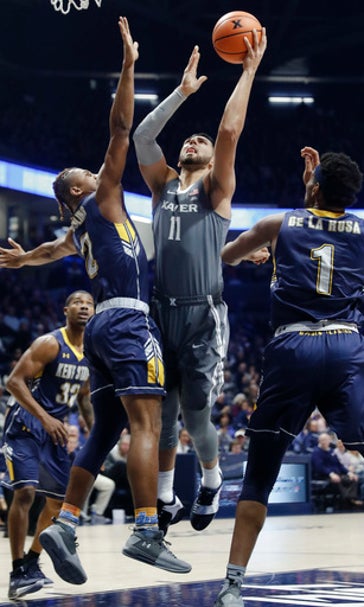 Bluiett scores 26, No. 13 Xavier beats Kent State 96-70 (Dec 06, 2017)